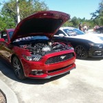 2015 Mustangs at car show