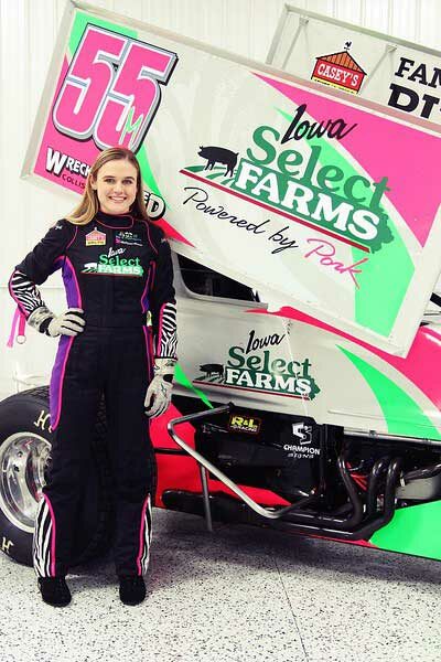 Teenage Female Racer McKenna Haase