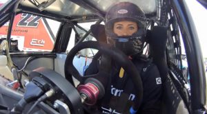 Sara Price first woman in SST