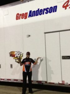 Enders' infamous shot in front of Greg Anderson's trailer.