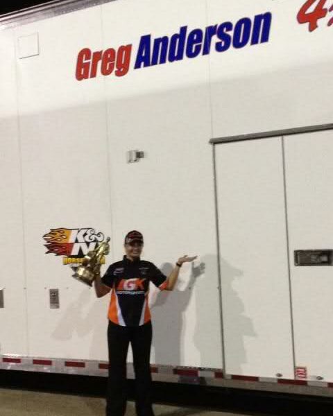 Enders' infamous shot in front of Greg Anderson's trailer.