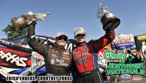 Enders and Force share the podium