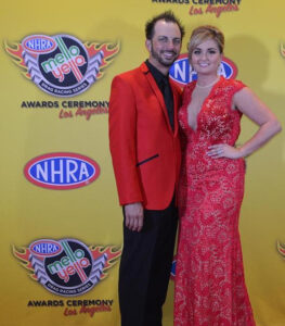 Erica Enders Stevens at NHRA Banquet