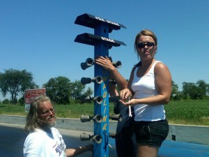 Jeanette DesJardins at Great Lakes Dragaway