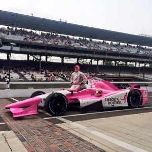 Pippa Mann qualifies for Indy 500