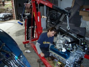 Cara Adams engine rebuild