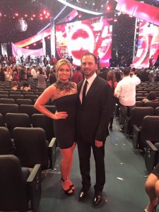 Erica Enders and husband at ESPYs