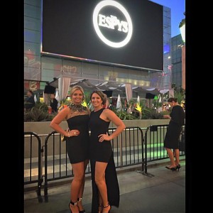 Erica and Courtney Enders at the ESPYS