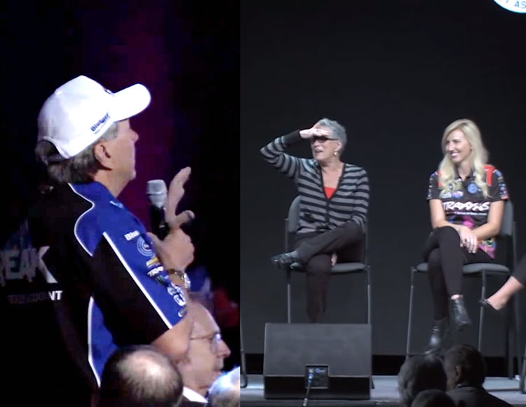 John Force asks Shirley Muldowney for Love Advice for daughter Courtney