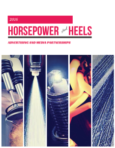 Horsepower & Heels 2016 Advertising Opportunities