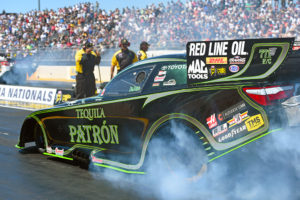 Alexis Dejoria injured in first round accident